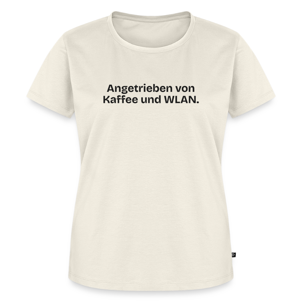Angetrieben von Kaffee und WLAN. - off white