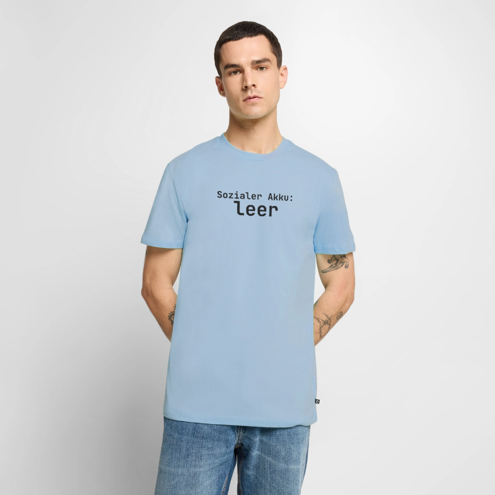 Sozialer Akku: leer - light blue