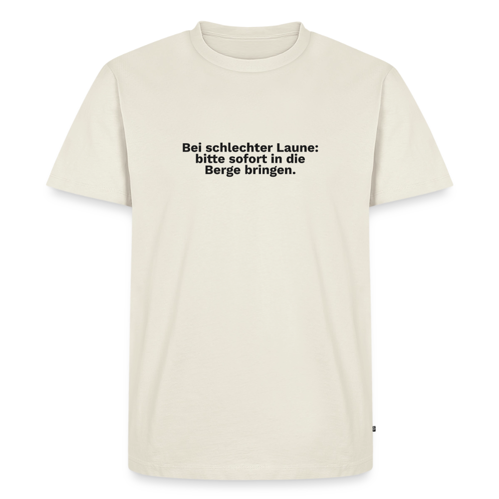 Bei schlechter Laune: bitte sofort In die Berge bringen. - off white