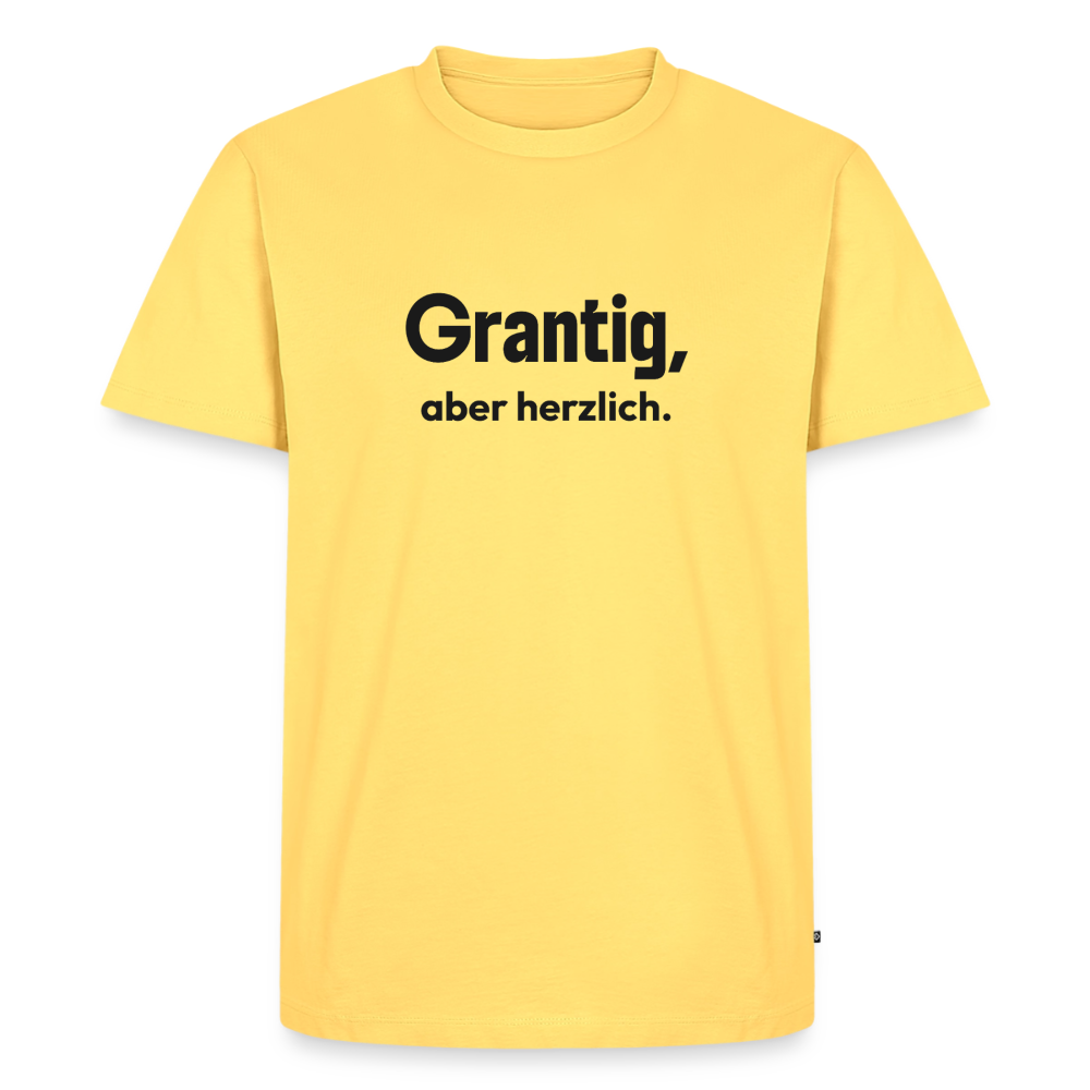 Grantig, aber herzlich. - sky yellow