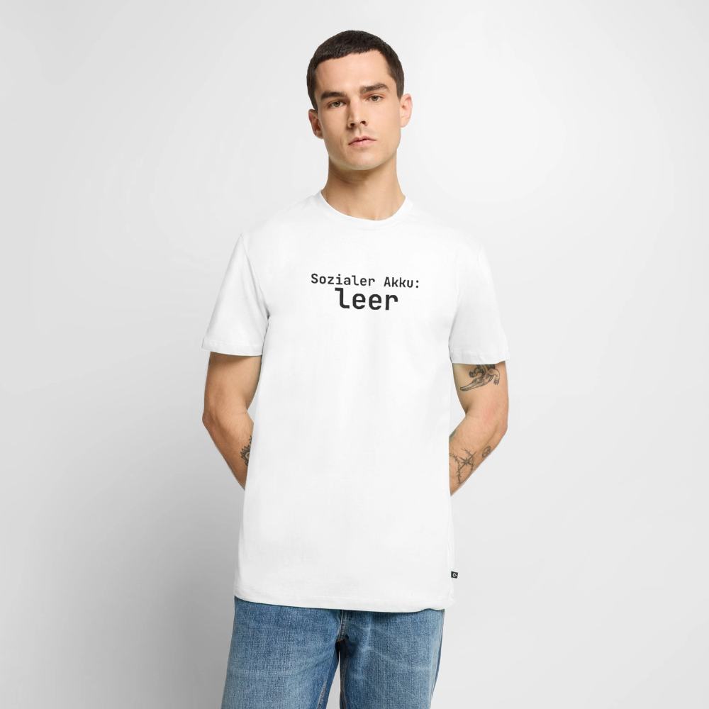Sozialer Akku: leer - white