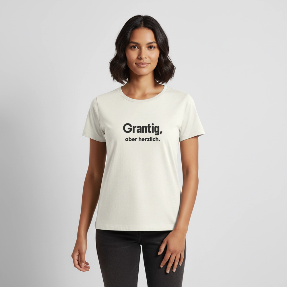 Grantig, aber herzlich. - off white