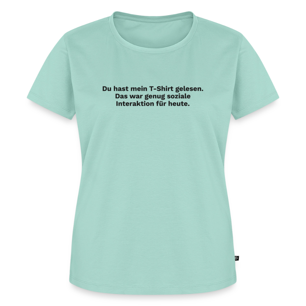 Du hast mein T-Shirt gelesen - mint 