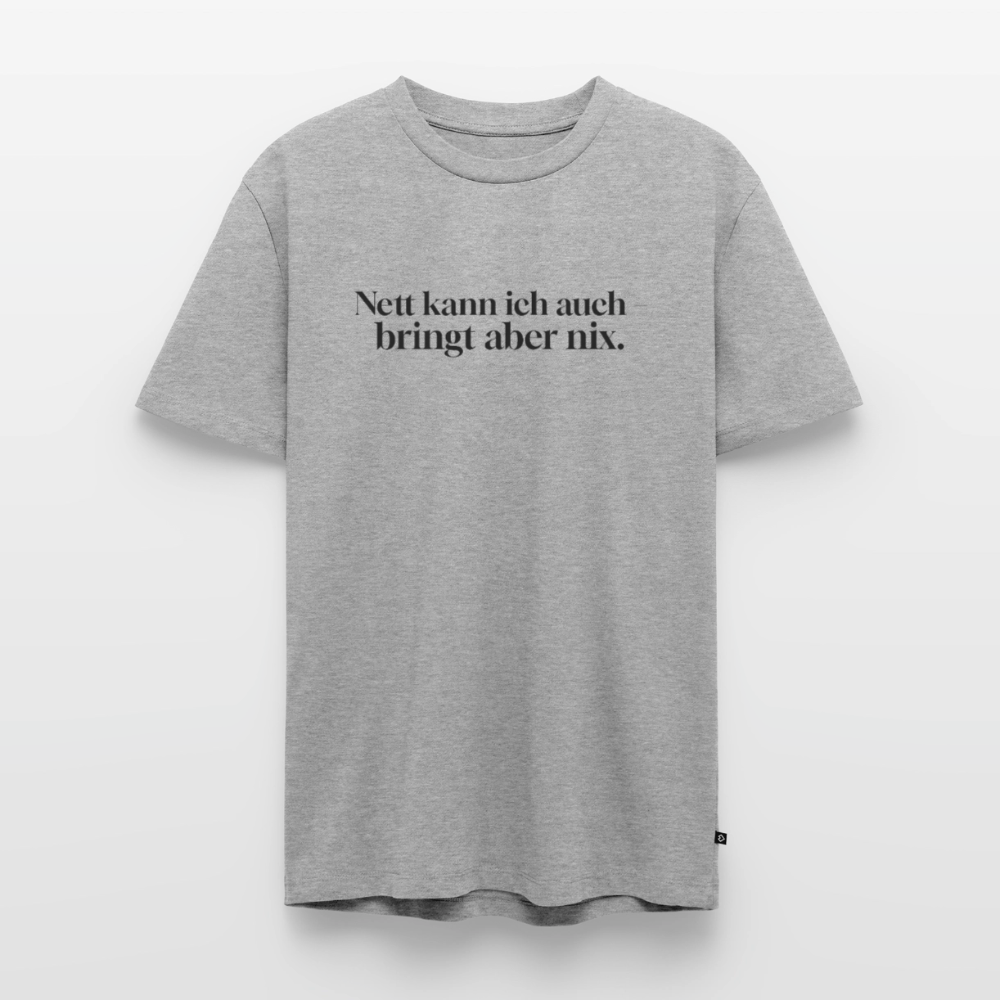 Nett bringt nix - heather grey
