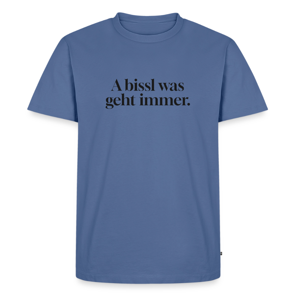 A bissl was geht immer. - stone blue