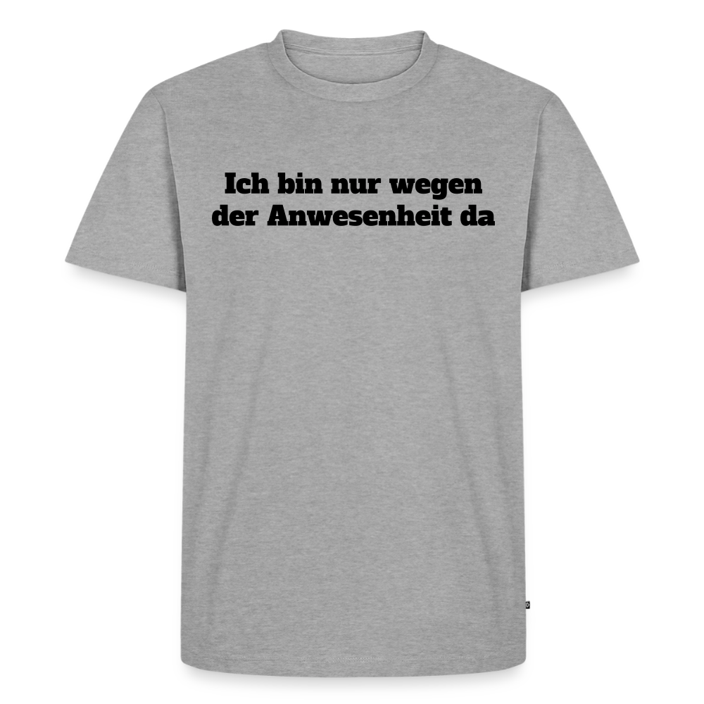 Anwesenheitshirt - Grau meliert