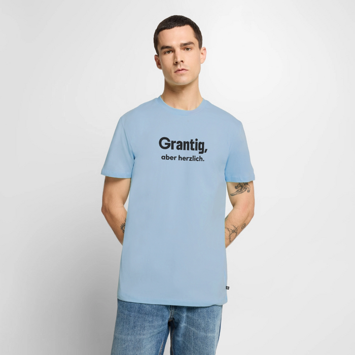 Grantig, aber herzlich. - light blue