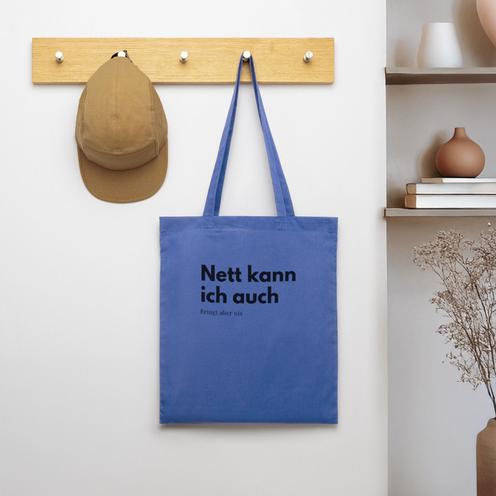 Nett kann ich auch. Bringt aber nix. - light blue