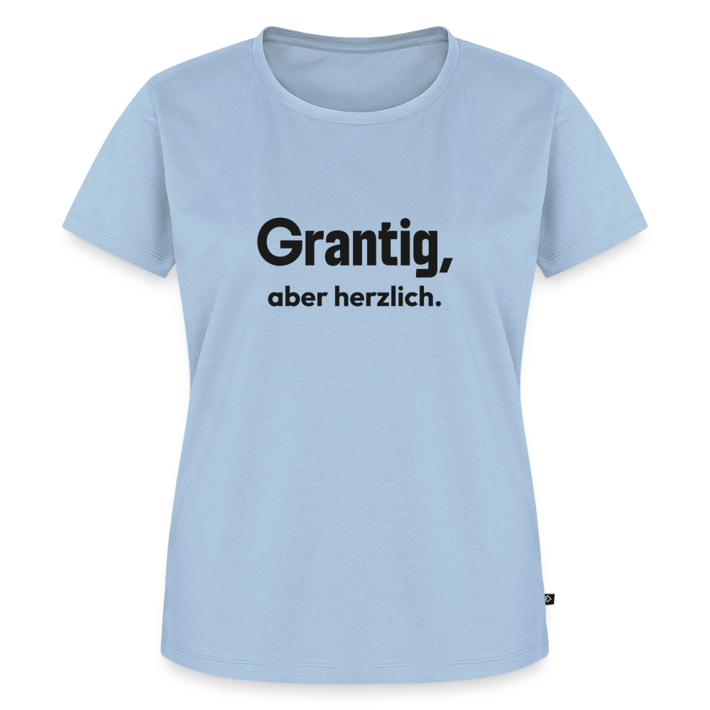 Grantig, aber herzlich. - light blue
