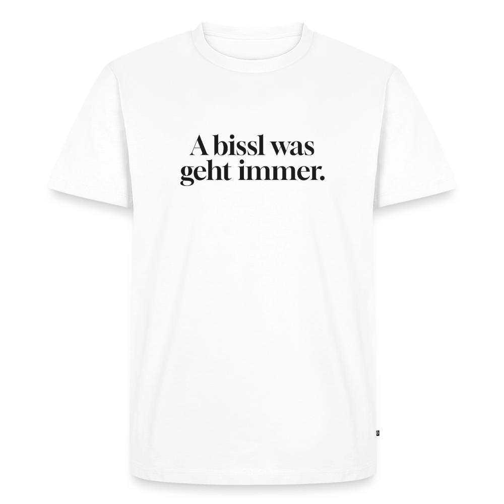 A bissl was geht immer. - white
