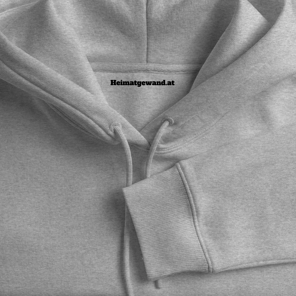 Hoamatgfühl. Hoodie - Grau meliert