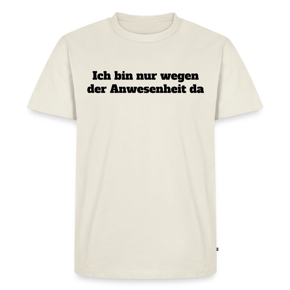 Anwesenheitshirt - Naturweiß