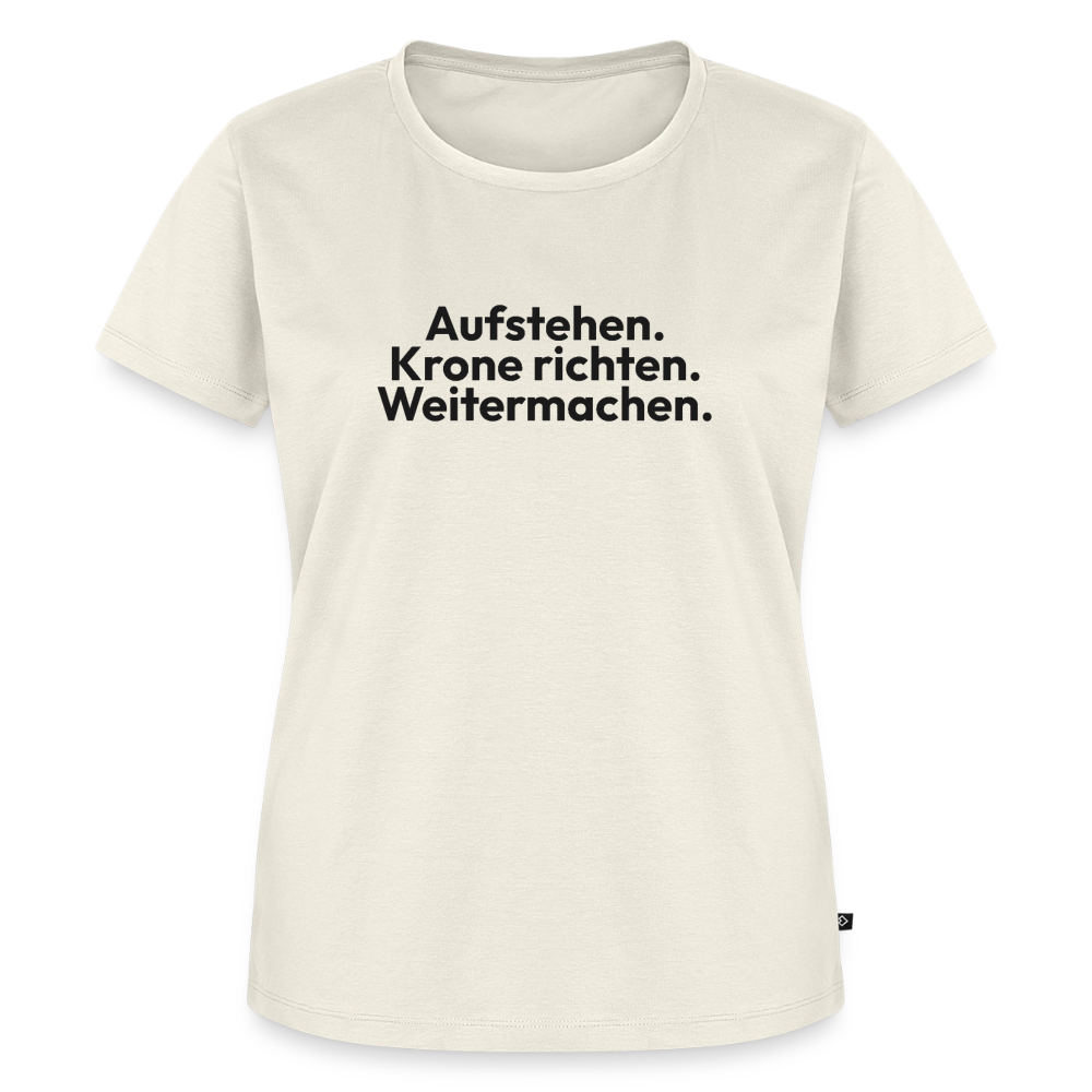 Aufstehen. Krone richten. Weitermachen. - off white