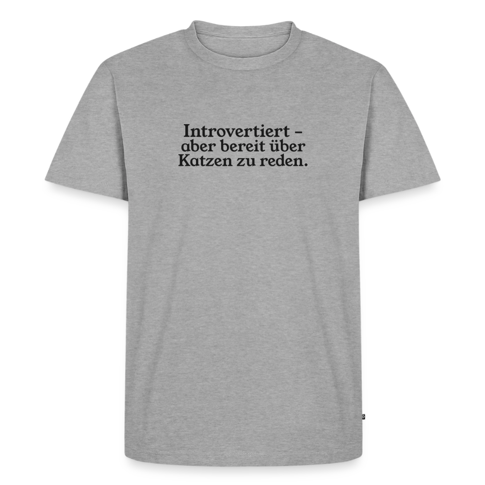Introvertiert - aber bereit über Katzen zu reden. - heather grey