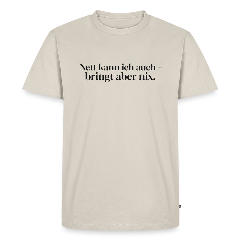 Nett bringt nix - beige