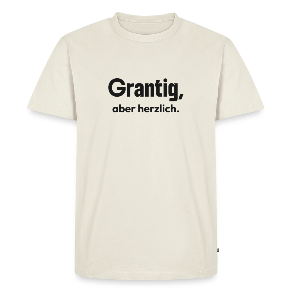 Grantig, aber herzlich. - off white