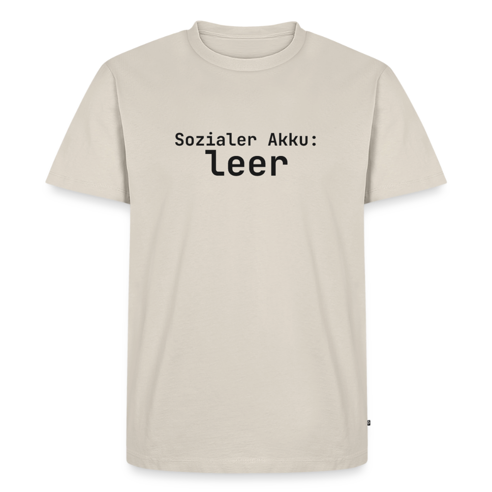 Sozialer Akku: leer - beige