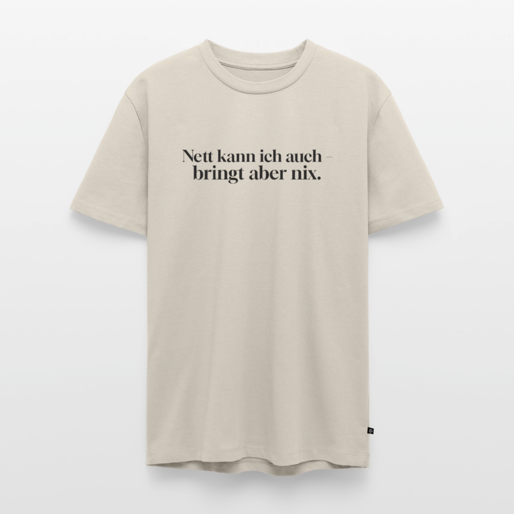 Nett bringt nix - beige