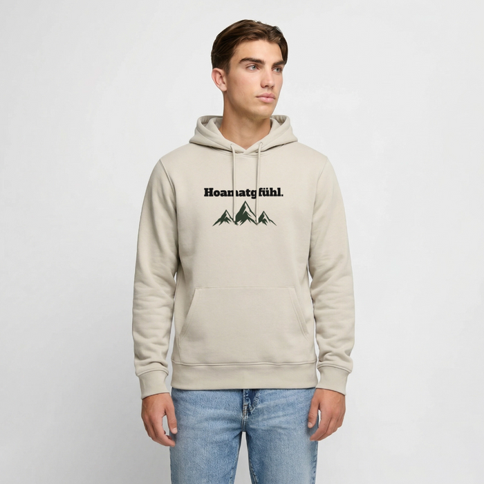 Hoamatgfühl. Hoodie - beige