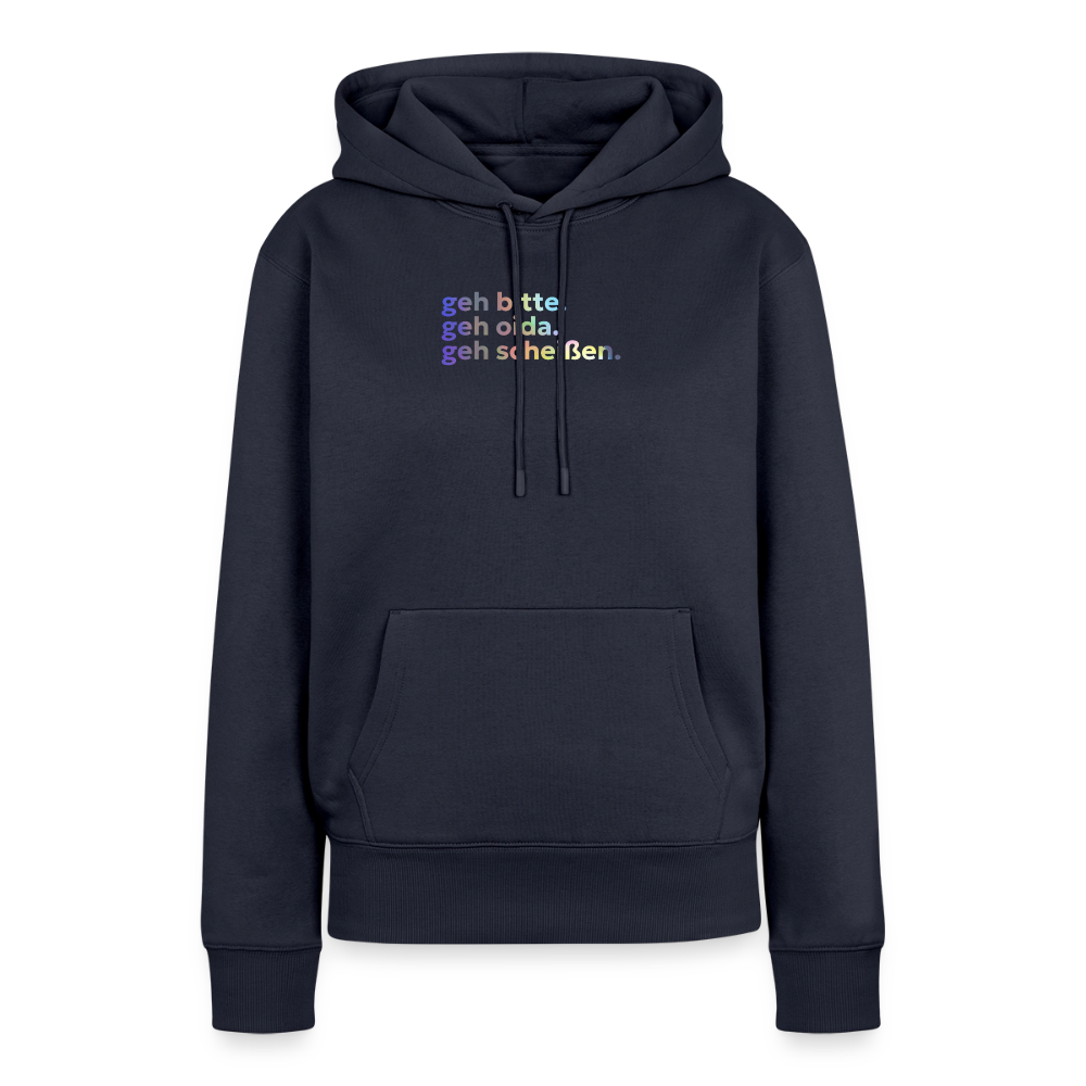 geh bitte. geh oida. geh scheißen. - navy