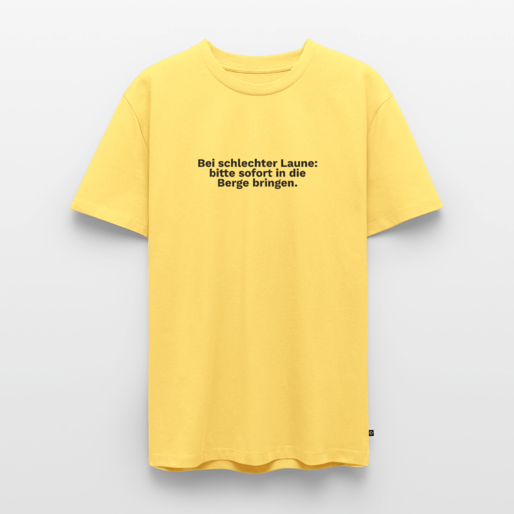 Bei schlechter Laune: bitte sofort In die Berge bringen. - sky yellow
