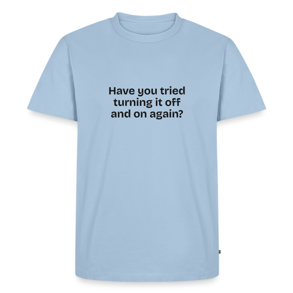 Have you tried turning it off and on again? - light blue