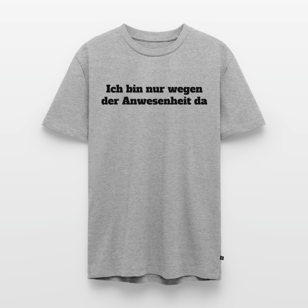 Anwesenheitshirt - Grau meliert