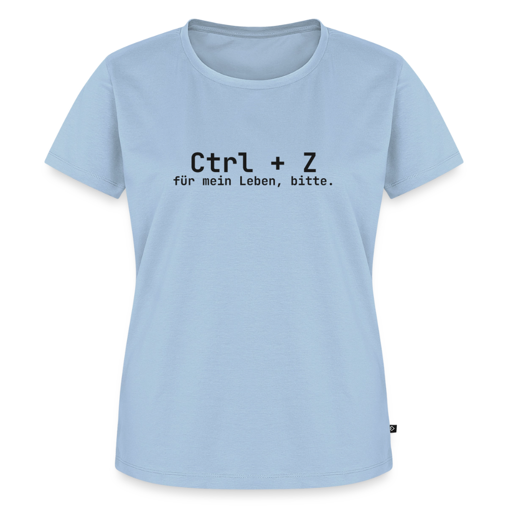 Ctrl + Z für mein Leben, bitte. - light blue