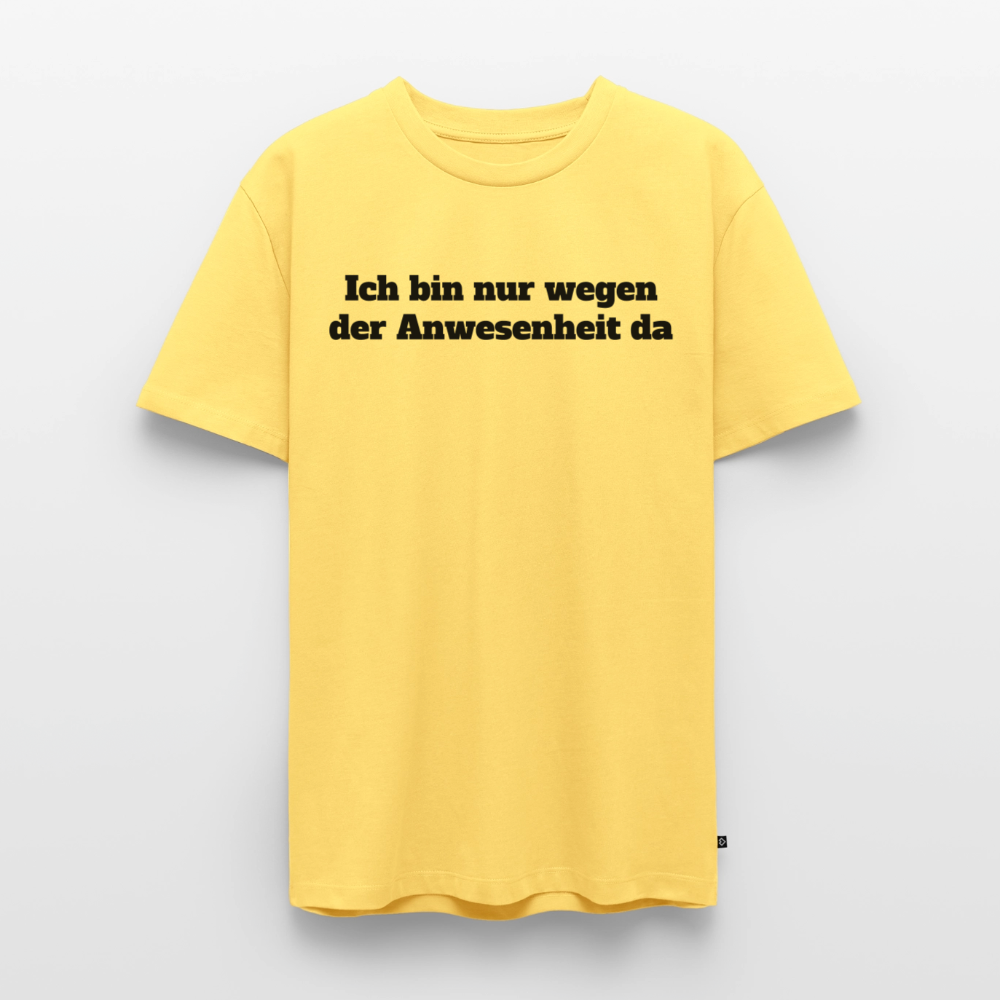 Anwesenheitshirt - Pastellgelb