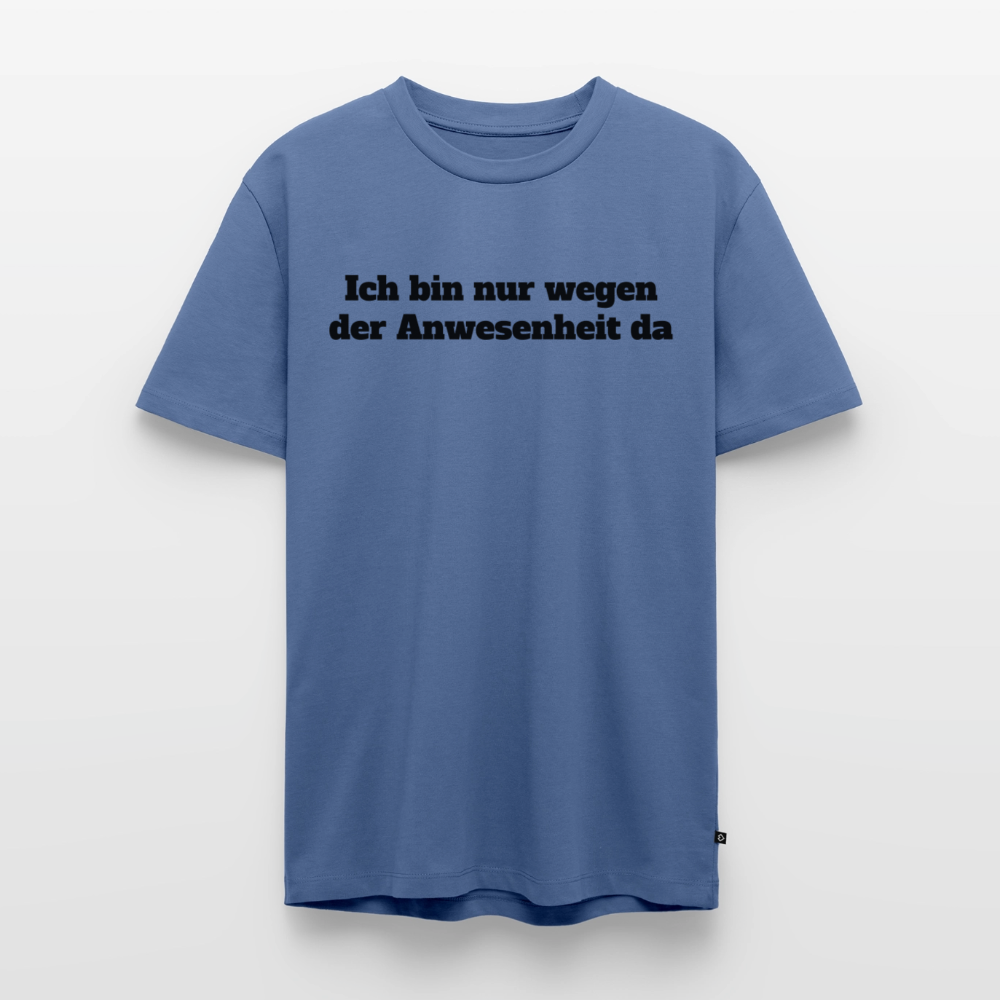 Anwesenheitshirt - Taubenblau