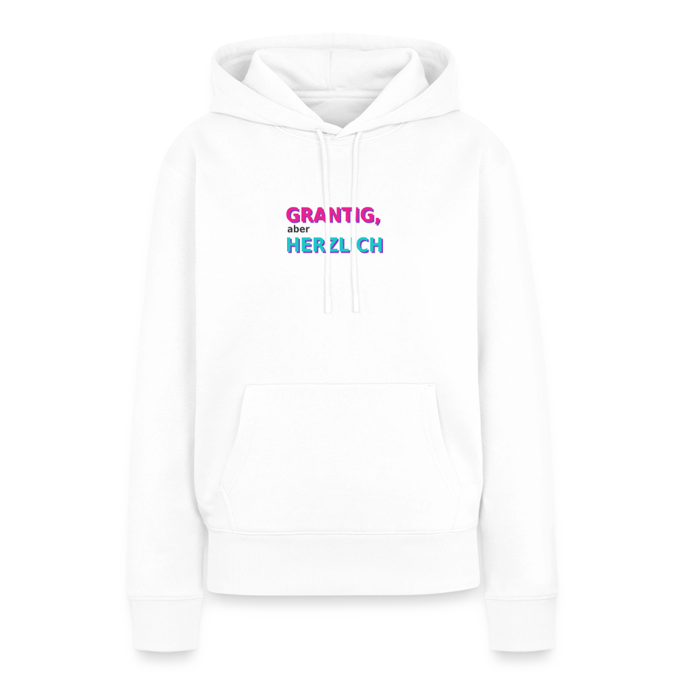 Grantig, aber herzlich - white