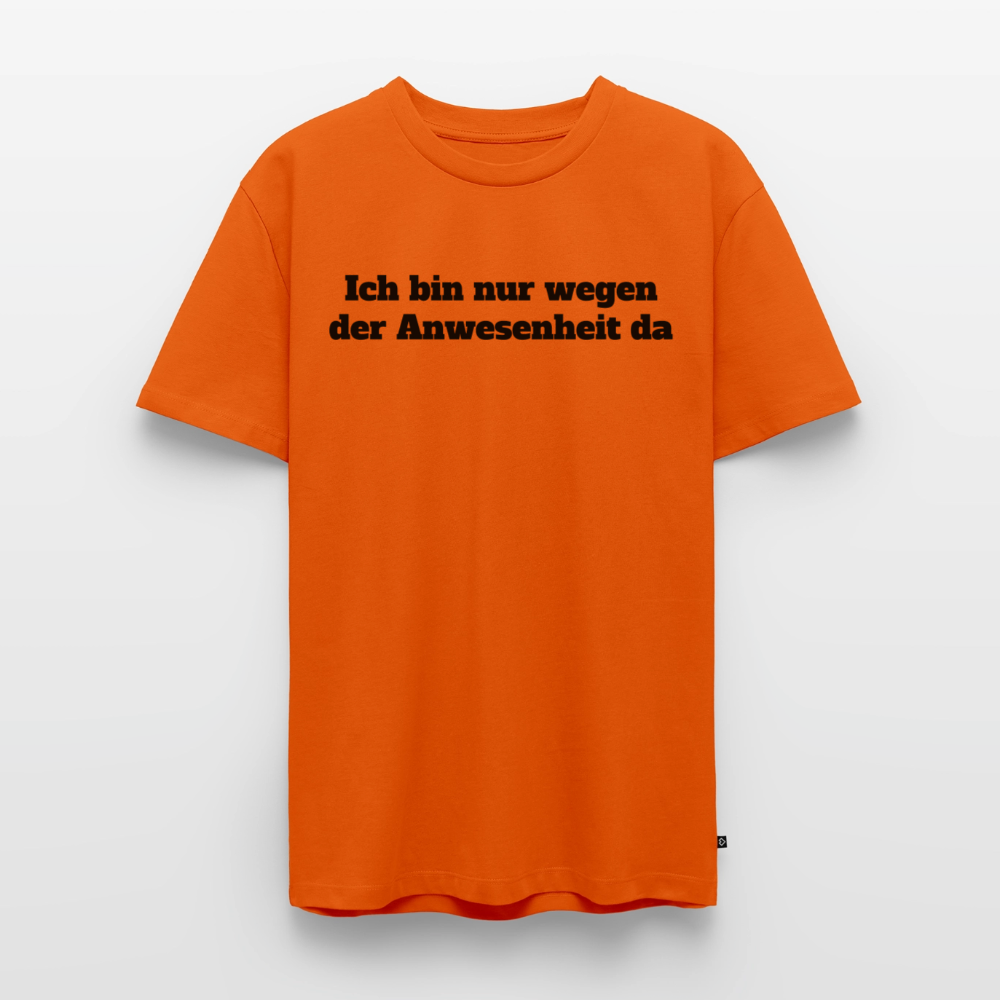 Anwesenheitshirt - Orange 