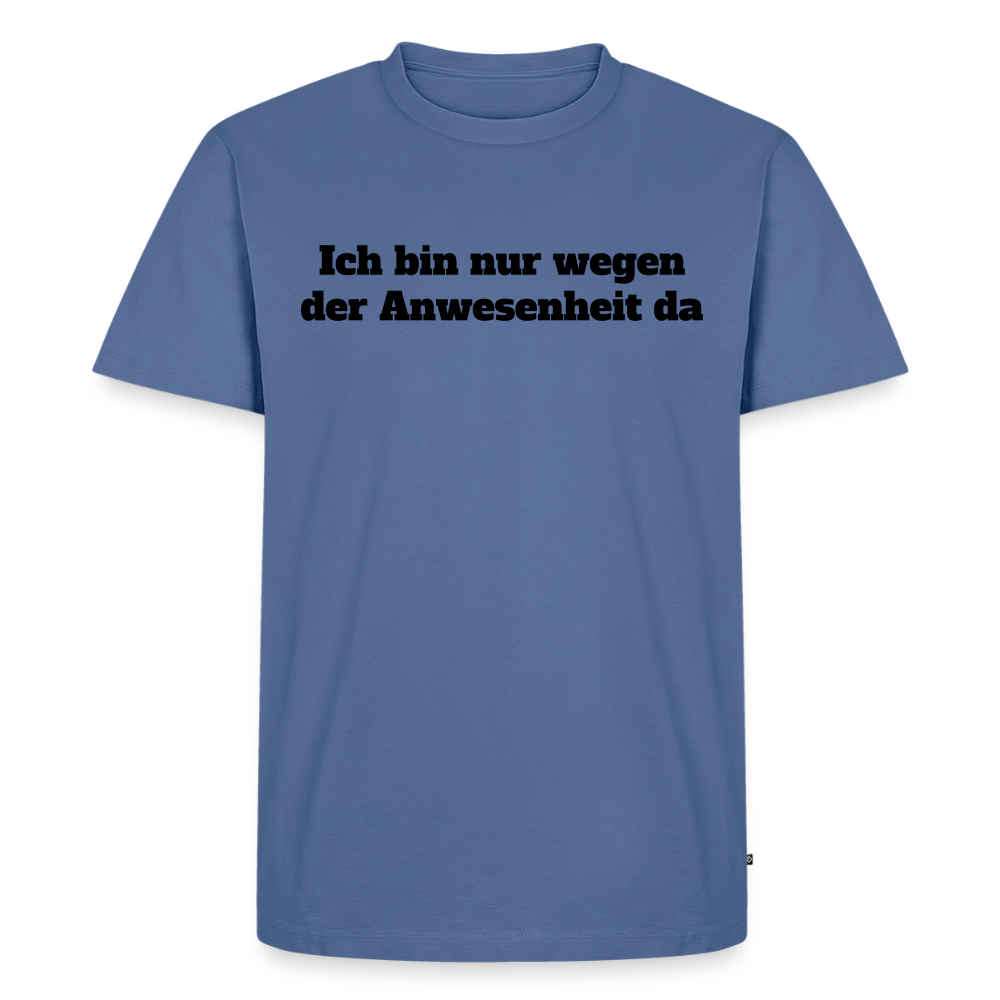 Anwesenheitshirt - Taubenblau