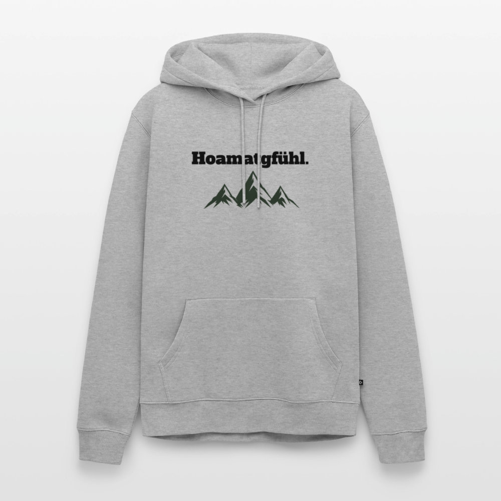Hoamatgfühl. Hoodie - Grau meliert