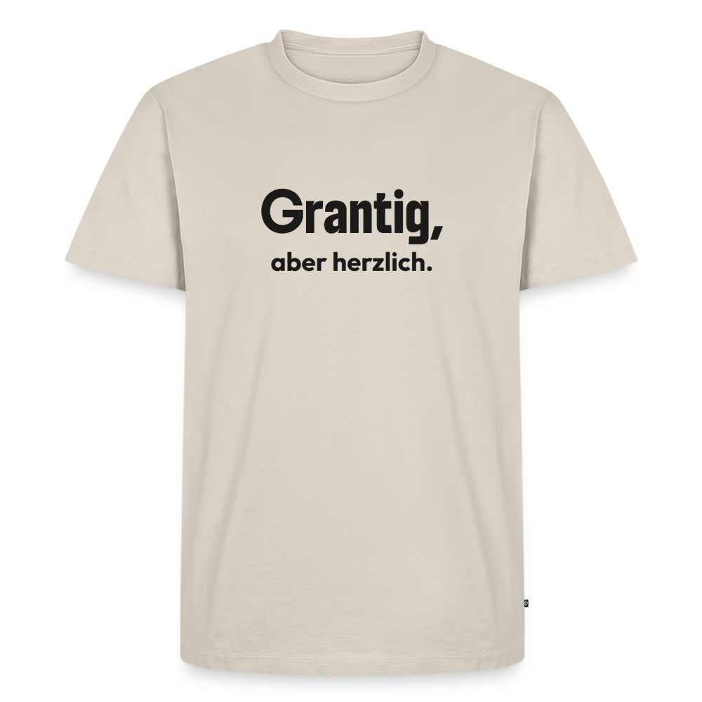 Grantig, aber herzlich. - beige