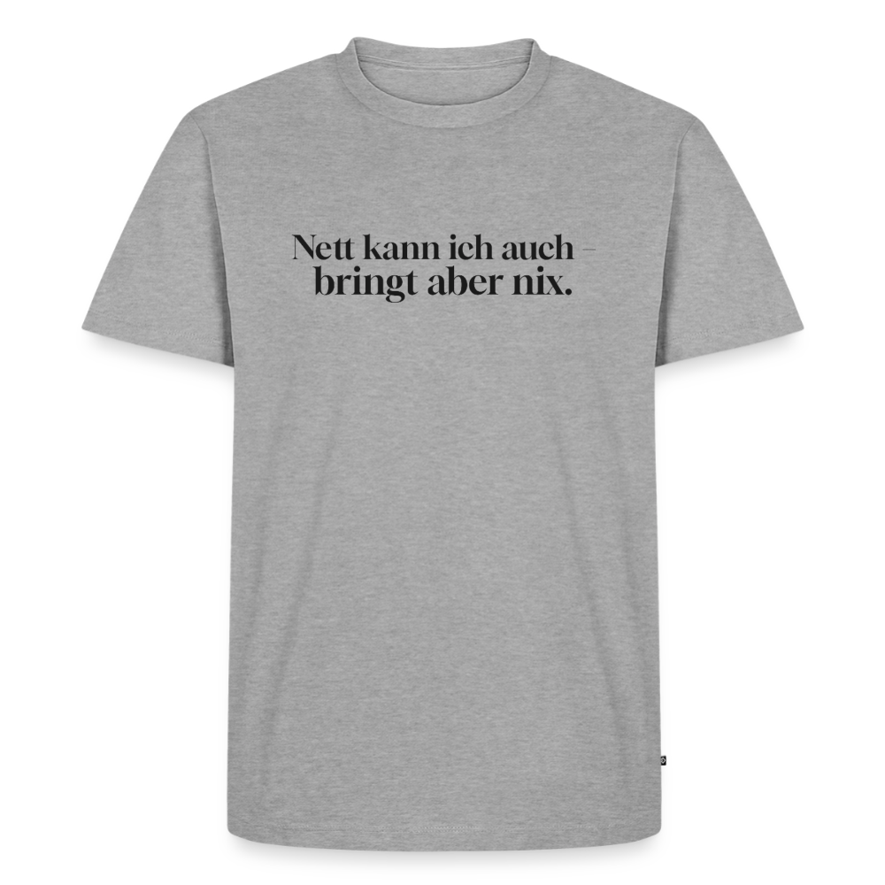 Nett bringt nix - heather grey