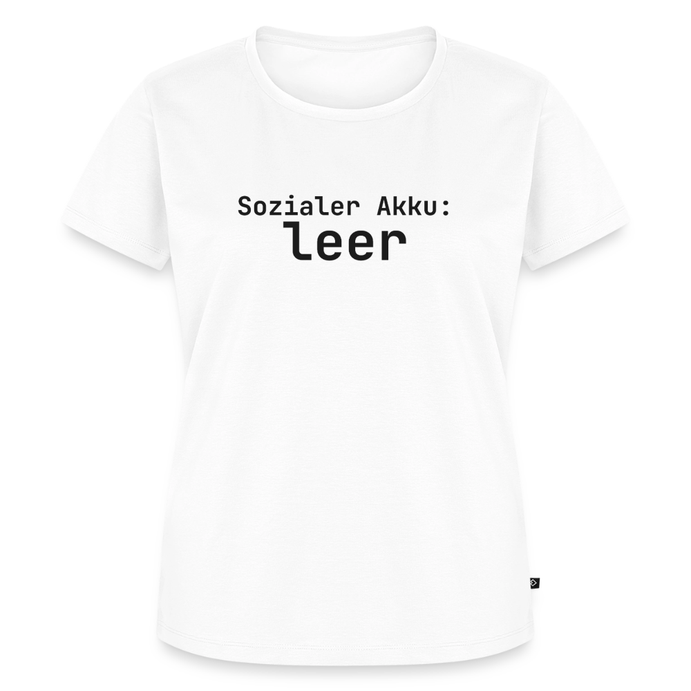 Sozialer Akku: leer - white