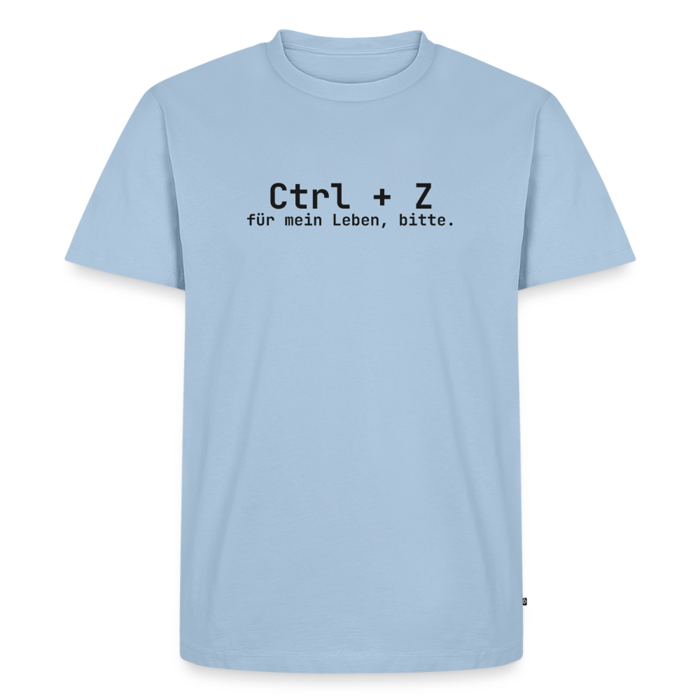 Ctrl + Z für mein Leben, bitte. - light blue