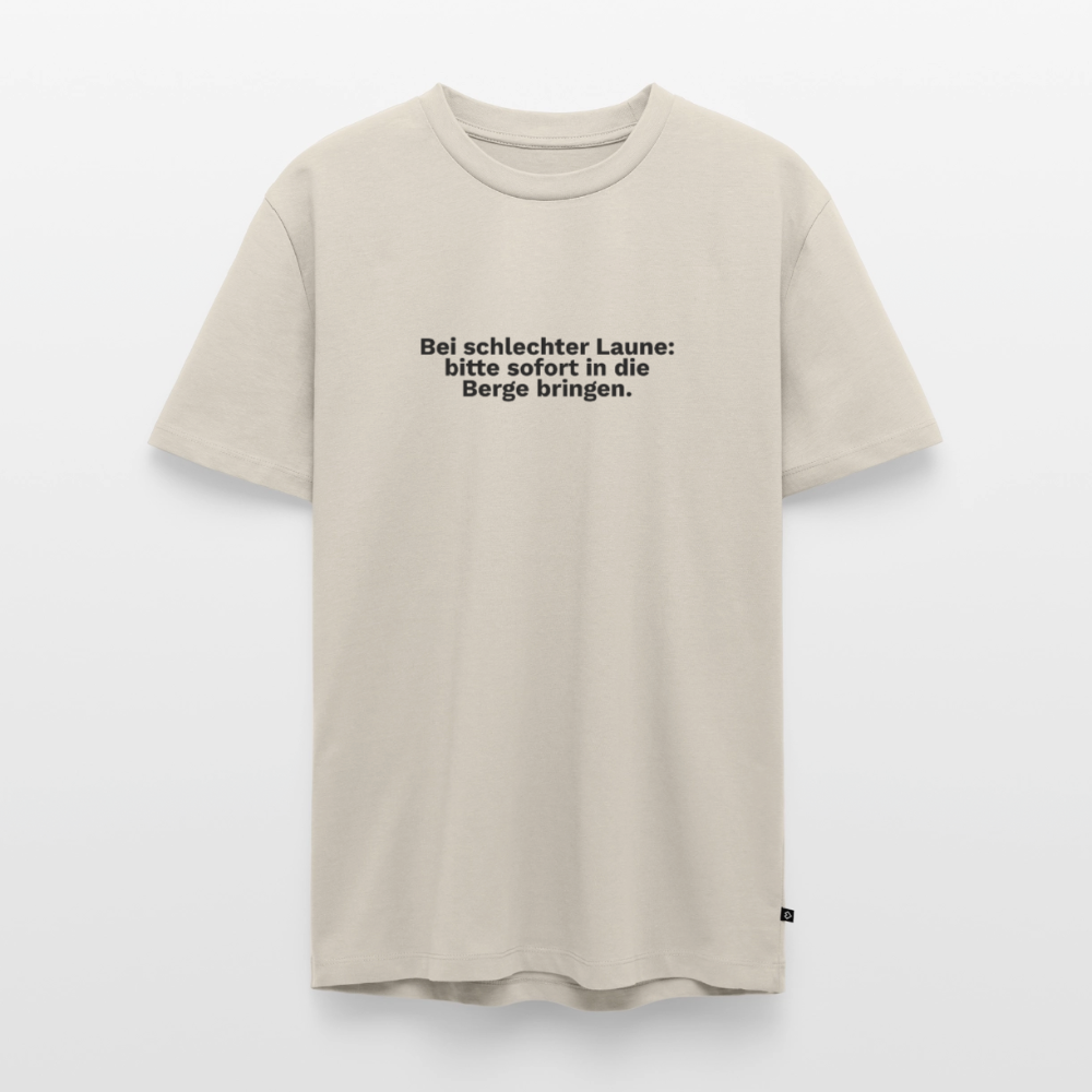 Bei schlechter Laune: bitte sofort In die Berge bringen. - beige