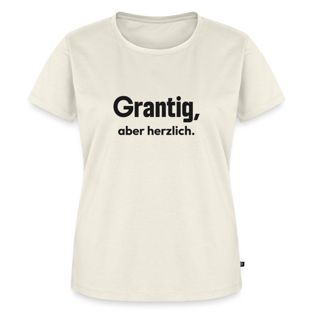 Grantig, aber herzlich. - off white