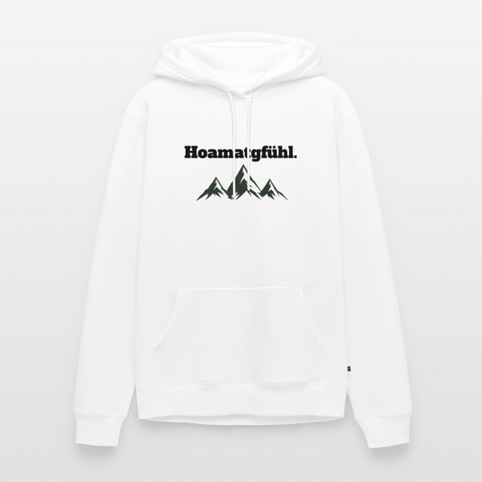 Hoamatgfühl. Hoodie - Weiß